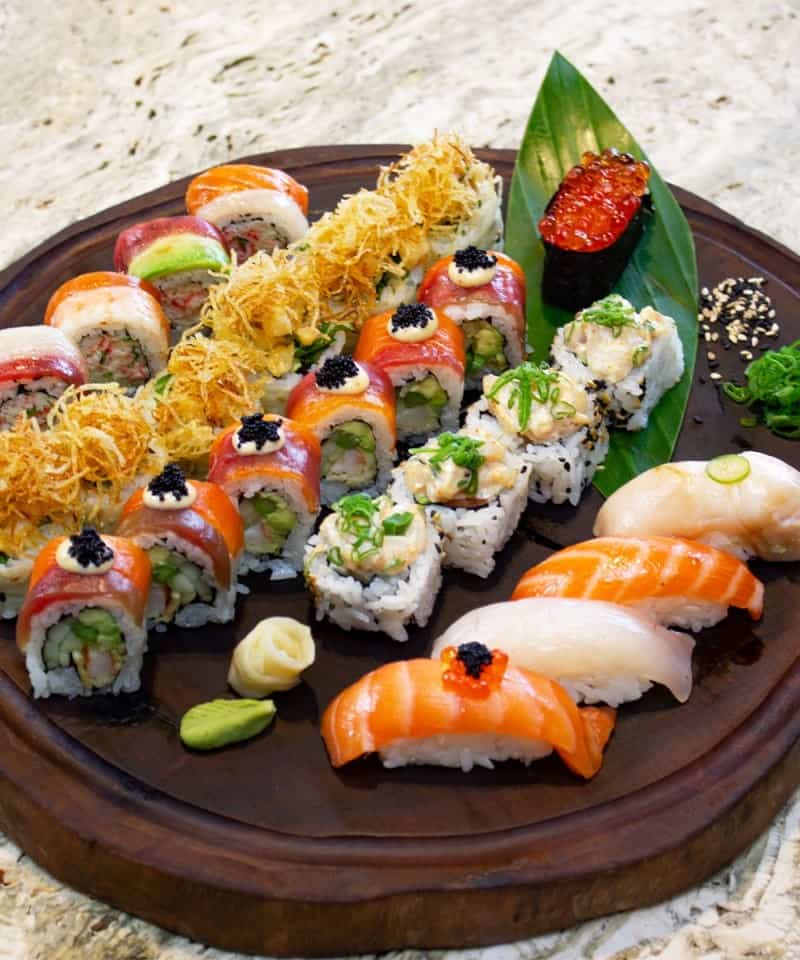 Plato de sushi Kai Plato de Sushi Kai Restaurante