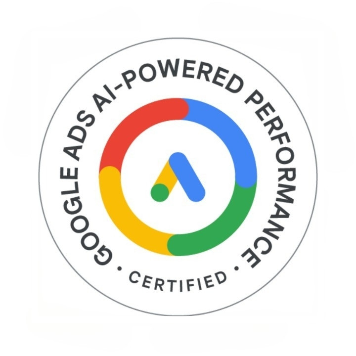 Certificación Google Ads AI-Powered Performance de Tachuela, agencia Google Partner en México